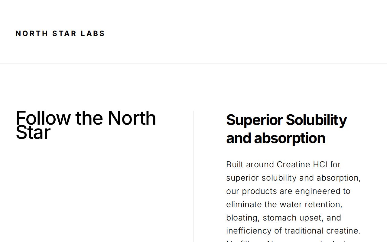 North Star Labs Creatine